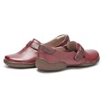 Sapatilha Em Couro Magenta Dual Confort J.Gean CL0089