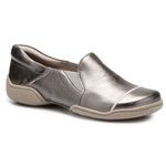 Sapatilha Feminina em Couro Cor Titanium J.Gean CL0091