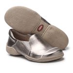 Sapatilha Feminina em Couro Cor Titanium J.Gean CL0091