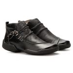 Bota Feminina Vitore em Couro Preto J.Gean 
