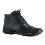 Bota Rasteira Em Couro New Exclusiva Preto J.gean