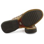 Sandália Mule Feminina Flores J.gean Em Couro Cor Tamara Cod. DP0020
