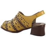 Sandália Feminina em Couro cor Sol J.Gean 