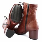 Bota Em Couro Pietra Red J.Gean