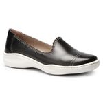 Sapatilha Joy Feminina em Couro Preto J.Gean