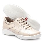 Tênis Feminino Joy em Couro OffWhite J.Gean 