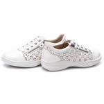 Tênis Feminino Joy em Couro Legítimo Branco J.Gean EU0045/01