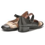 Sapato Boneca Salto Em Couro Preto Dual Confort J.gean 