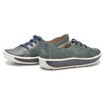 Sapatilha Tênis Feminino em Couro cor Azul Denin J.Gean Wave