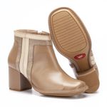 Bota Feminina New Pietra Salto Alto em Couro Fendi J.gean 