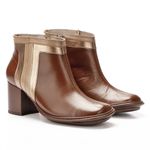 Bota Feminina New Pietra Salto Alto em Couro Mustang J.gean 