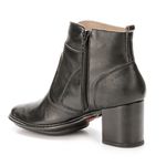 Bota Feminina New Pietra Salto Alto em Couro Preto J.gean 