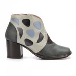 Bota Feminina New Pietra Salto Alto em Couro Denin J.gean 