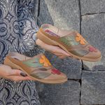 Mule Sapatilha Feminina retrô em Couro Cor Sued Exclusividade J.gean cod. FN0007