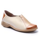 Sapatilha New Exclusiva em Couro cor Mel J.Gean