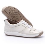 Tênis Feminino New Wave em Couro cor Diamante J.Gean