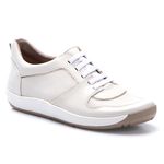 Tênis Feminino New Wave em Couro cor Diamante J.Gean