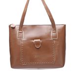 Bolsa Artesanal em Couro cor Caramel J.Gean 