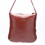 Bolsa transversal ou Tiracolo Feminina de Couro cor Wine J.Gean 