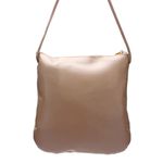 Bolsa transversal ou Tiracolo Feminina de Couro cor nude J.Gean