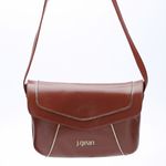 Bolsa Feminina com Franjas em Couro wine J.Gean. 