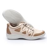 Tênis Feminino Joy em Couro Legítimo Gelo J.Gean .
