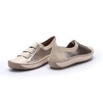 Tênis Wave Feminino em Couro Prata J.Gean.