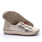 Tênis Wave Feminino em Couro Prata J.Gean.