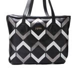 Bolsa Feminina Grande de Couro Legítimo cor Preto J.Gean 