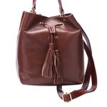 Bolsa Artesanal Em Couro Vinho J.Gean 
