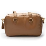 Bolsa Artesanal Em Couro Castanho J.Gean 