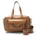 Bolsa Artesanal Em Couro Castanho J.Gean 