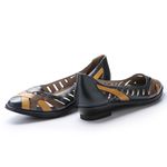Sapatilha Anabela de couro cor Navy J.Gean 