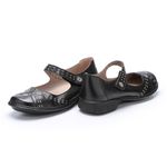 Sapatilha Feminina Exclusiva Em Couro Preto J.gean 