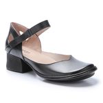 Sapato Boneca New Kelly em Couro cor Preto J.Gean