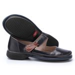 Sapatilha New Exclusiva em Couro cor Darkblue J.Gean