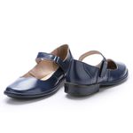 Sapatilha New Gaby em Couro cor Navy J.Gean.