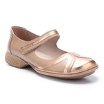 Sapatilha Feminina New Exclusiva em Couro cor Nude J.Gean