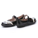 Sapatilha Feminina New Lock em Couro cor Preto J.Gean