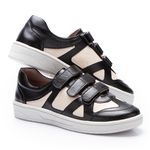 Tênis Feminino Madrid em Couro cor Natural J.Gean