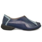 Sapatilha New Exclus Feminina em Couro navy J.Gean .