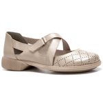 Sapatilha New Exclus Feminina em Couro deserto J.Gean.