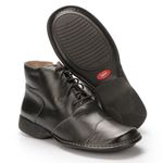 Bota Feminina New Exclusiva em Couro Preto J.Gean .