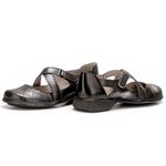 Sapatilha Feminina Exclusiva Em Couro Preto J.gean 