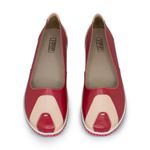 Sapatilha New Jade Em Couro Cor Bordo J.Gean 