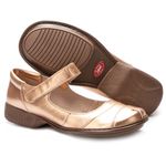 Sapatilha Feminina Exclusiva Em Couro Rosê J.gean GC0013