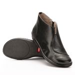 Bota Feminina New Nina em Couro Preto J.Gean 