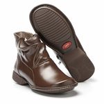 Bota Feminina Exclusiva em Couro Coffe J.Gean