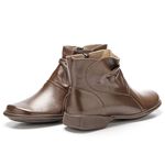 Bota Feminina Exclusiva em Couro Coffe J.Gean