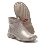 Bota Feminina Exclusiva em Couro Cinza J.Gean